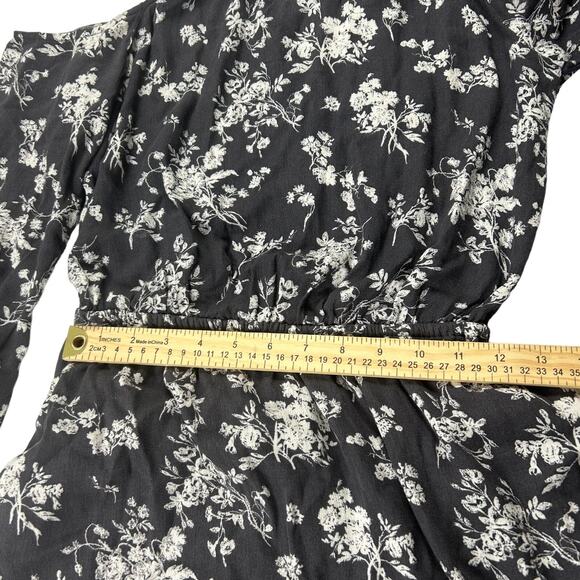 NWT American Eagle Outfitters Sun dress Womans Sz S Gary Floral Keyhole Tassel - Picture 6 of 11